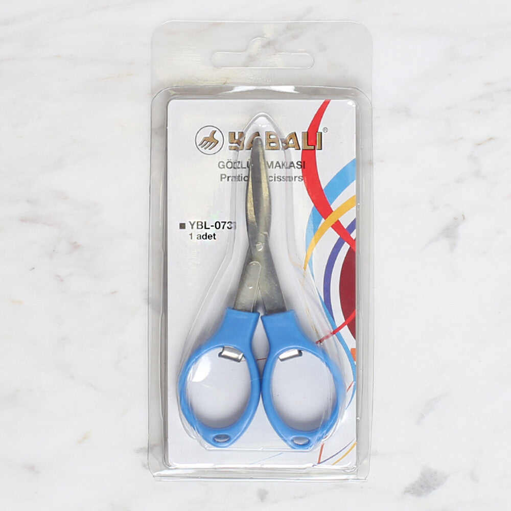 Yabalı Katlanabilir Gözlük Makas Mavi